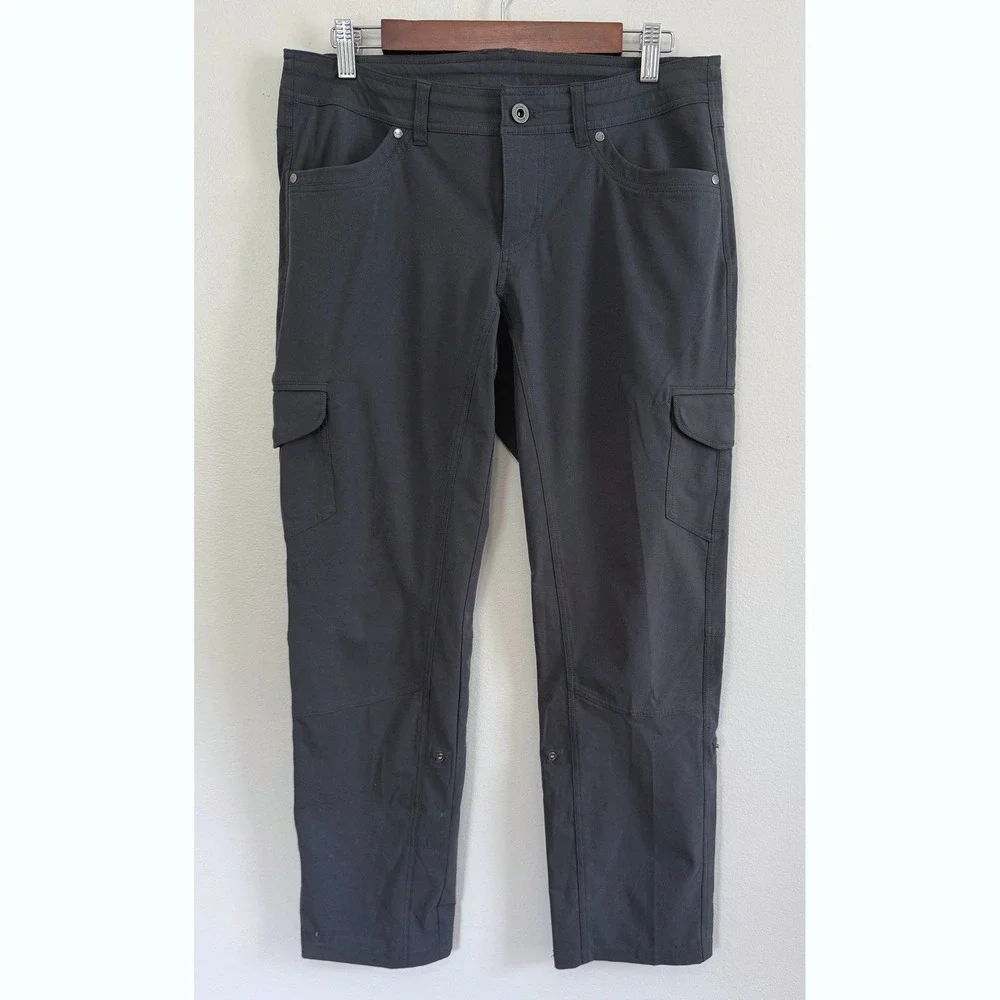 Kuhl Women's Freeflex Roll-Up Pant In Coal Gray Size 10 Short NWOT - Picture 2 of 8